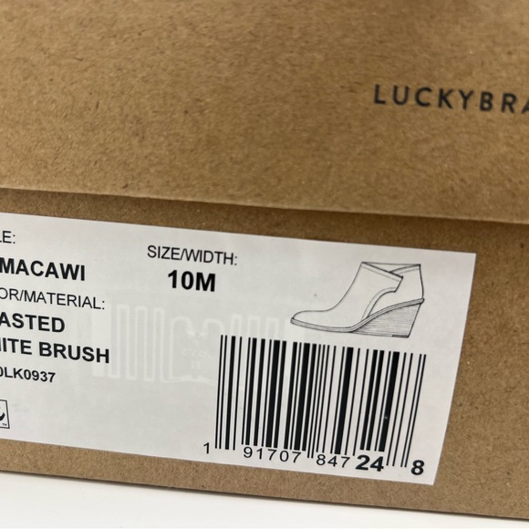 Lucky Brand Women's MACAWI Ankle Boot, Roasted, Tan 10 M - Picture 7 of 7